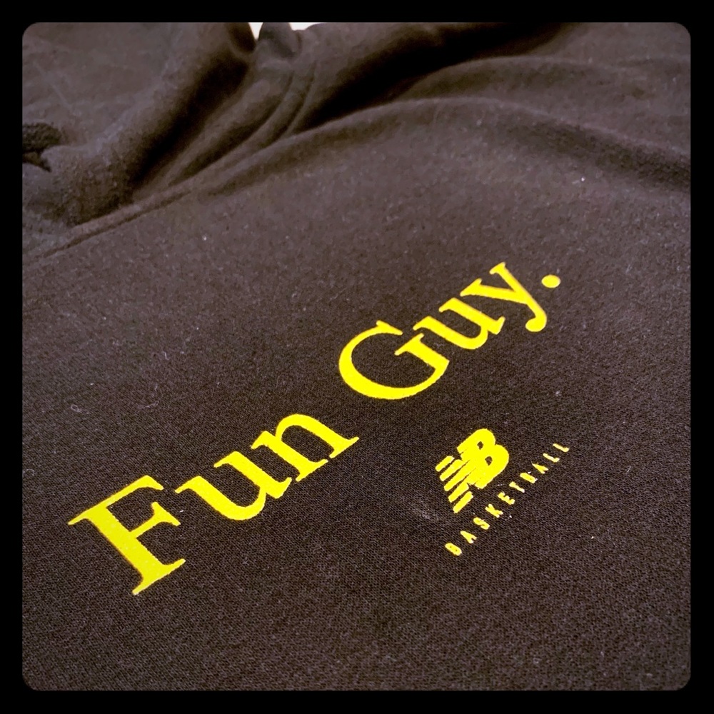 New Balance Fun Gy hoodie in black NWT